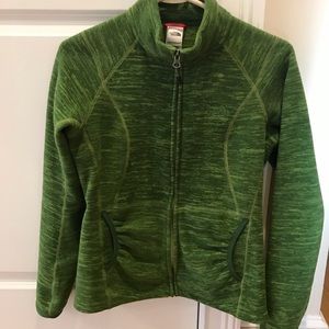 The North Face full zip fleece jacket